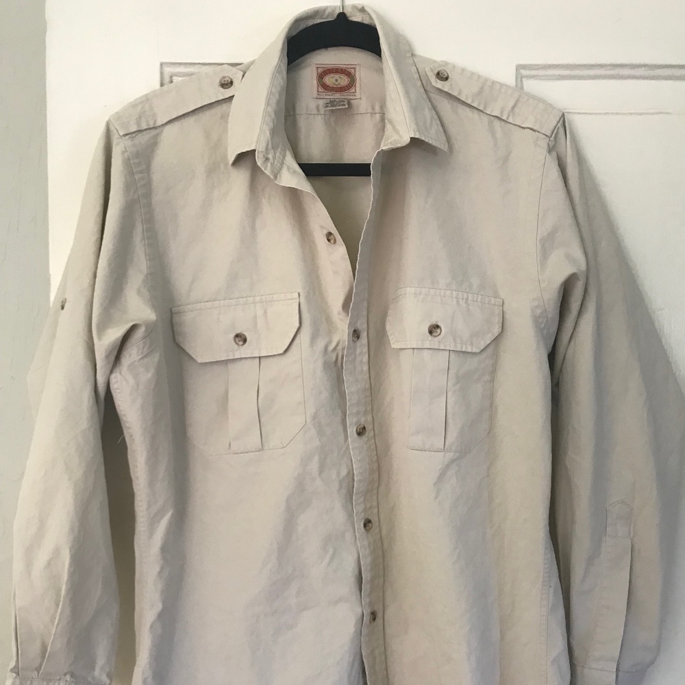 Banana Republic Khaki Safari shirt